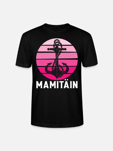 Kapitänin Mama Mutter Geschenk - Stanley/Stella Unisex Bio-T-Shirt CRAFTER - Schwarz