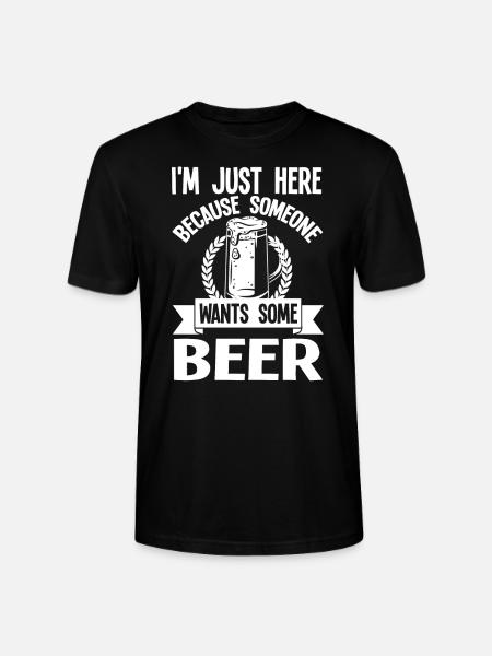 Brewery Beer Gift - Stanley/Stella CRAFTER Unisex Organic T-Shirt - black