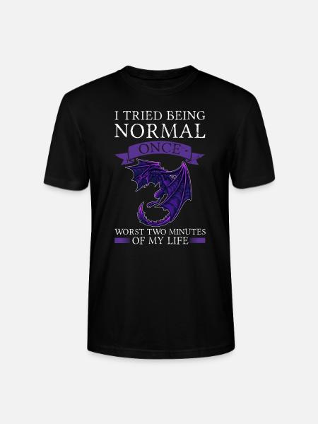 Dragon Dragon Mythical Creature Gift - Stanley/Stella CRAFTER Unisex Organic T-Shirt - black
