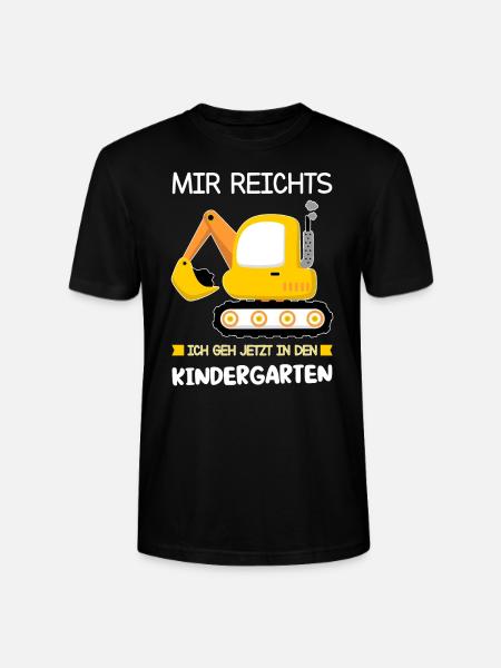 Kindergarten Bagger Kindergartenkind Geschenk - Stanley/Stella Unisex Bio-T-Shirt CRAFTER - Schwarz