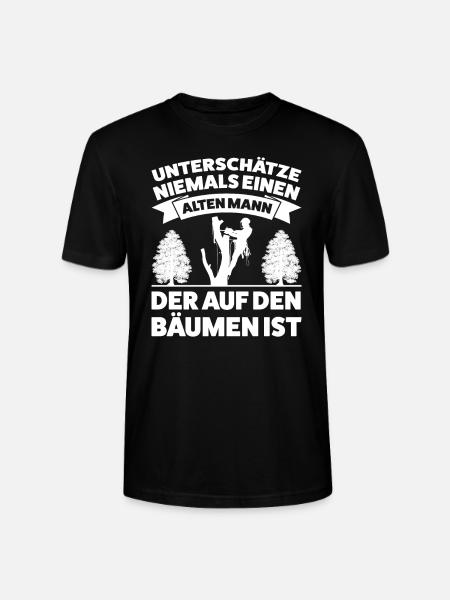 Baumkletterer Arborist Baumklettern Geschenk - Stanley/Stella Unisex Bio-T-Shirt CRAFTER - Schwarz