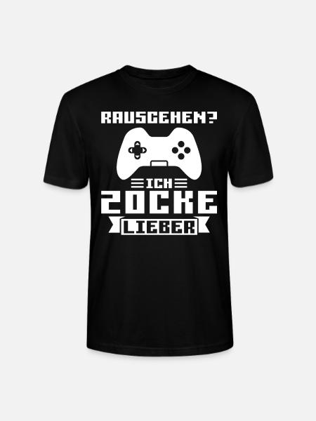 Gaming Zocken Gamer Geschenk - Stanley/Stella Unisex Bio-T-Shirt CRAFTER - Schwarz