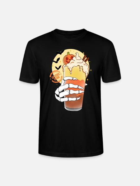 Halloween Spooky Drink - Stanley/Stella CRAFTER Unisex Organic T-Shirt - black