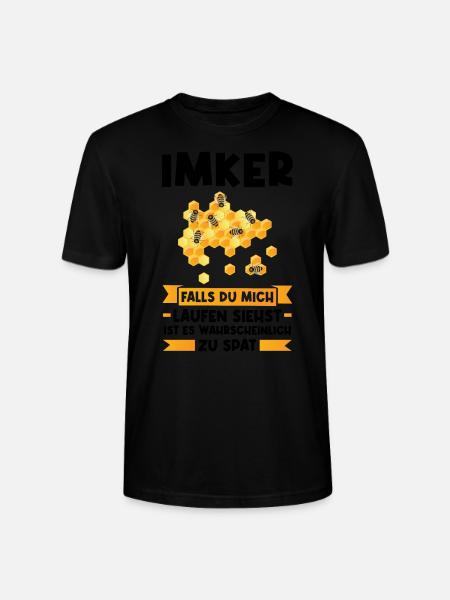Imker Bienen Imkern Geschenk - Stanley/Stella Unisex Bio-T-Shirt CRAFTER - Schwarz