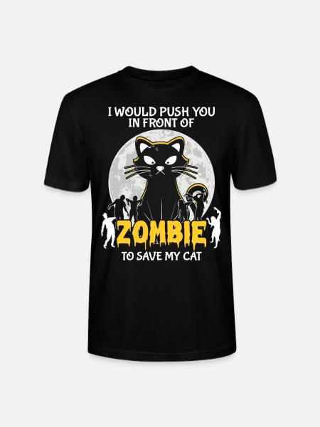 Halloween Cat Witch - Stanley/Stella CRAFTER Unisex Organic T-Shirt - black