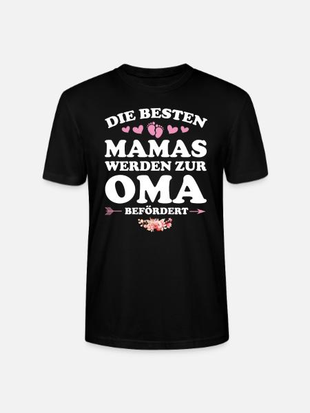 Mama Oma Mutter Geschenk - Stanley/Stella Unisex Bio-T-Shirt CRAFTER - Schwarz