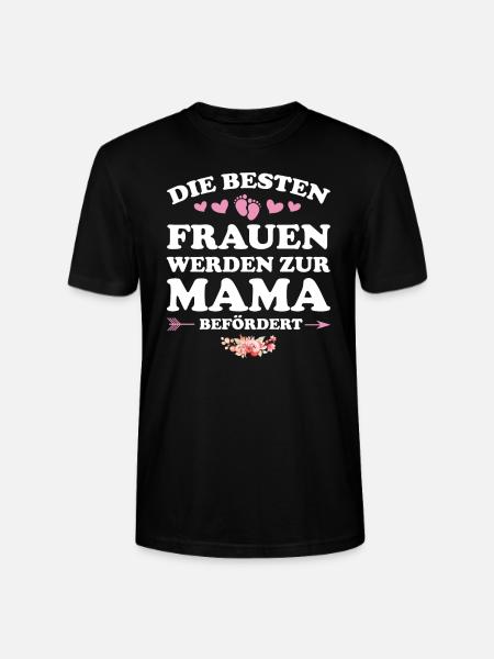 Mutter Mama Mütter Geschenk - Stanley/Stella Unisex Bio-T-Shirt CRAFTER - Schwarz