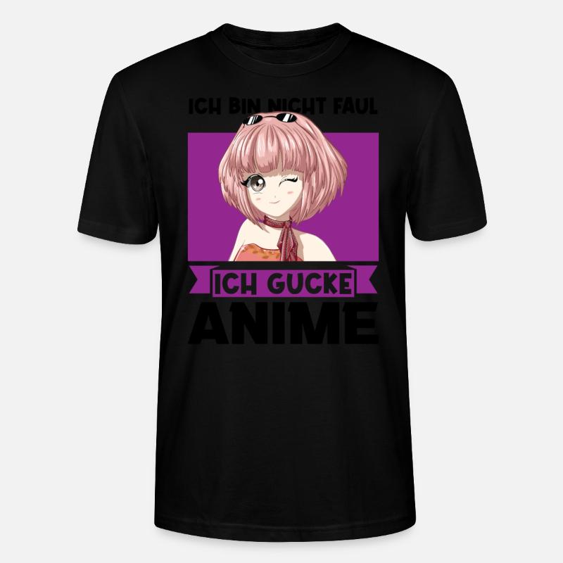 Anime Merch Otaku Geschenk - Stanley/Stella Unisex Bio-T-Shirt CRAFTER - Schwarz