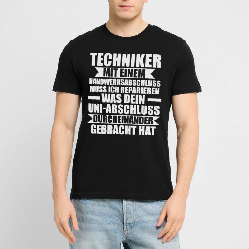 Techniker Beruf Beruf Geschenk Stanley/Stella Unisex Bio-T-Shirt CRAFTER