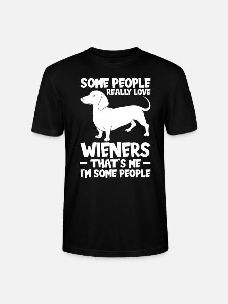 dachshund wiener wiener geschenk - Stanley/Stella Unisex Bio-T-Shirt CRAFTER - Schwarz