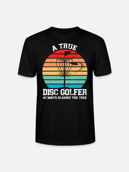 Discgolfer Discgolf Discgolfing Geschenk - Stanley/Stella Unisex Bio-T-Shirt CRAFTER - Schwarz