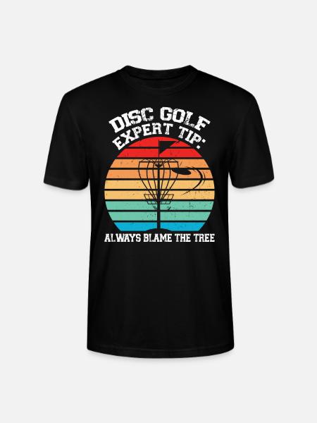 Discgolfer Discgolf Discgolfing Geschenk - Stanley/Stella Unisex Bio-T-Shirt CRAFTER - Schwarz