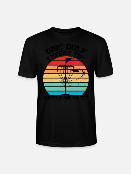Discgolfer Discgolf Discgolfing Geschenk - Stanley/Stella Unisex Bio-T-Shirt CRAFTER - Schwarz