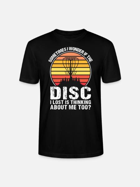 Discgolfer Discgolf Discgolfing Geschenk - Stanley/Stella Unisex Bio-T-Shirt CRAFTER - Schwarz