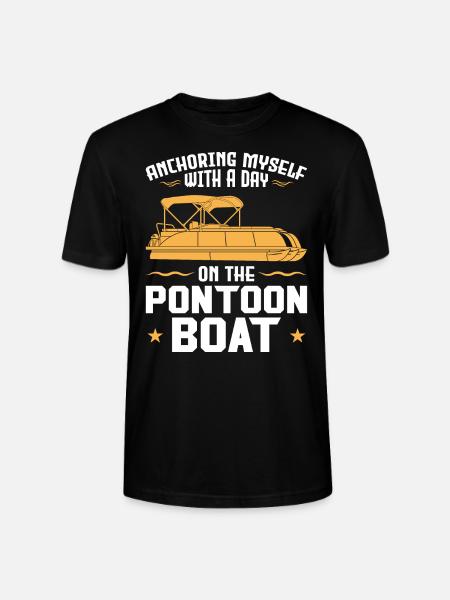Ponton Pontonierboot Geschenk - Stanley/Stella Unisex Bio-T-Shirt CRAFTER - Schwarz
