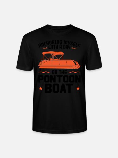 Ponton Pontonierboot Geschenk - Stanley/Stella Unisex Bio-T-Shirt CRAFTER - Schwarz