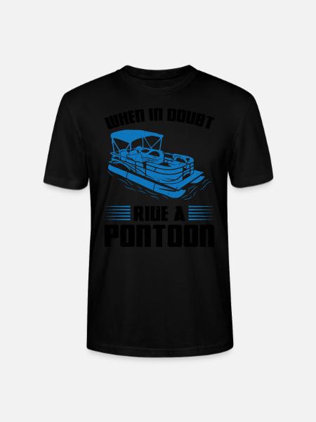 Ponton Pontonierboot Geschenk - Stanley/Stella Unisex Bio-T-Shirt CRAFTER - Schwarz