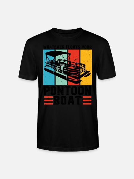 Ponton Pontonierboot Geschenk - Stanley/Stella Unisex Bio-T-Shirt CRAFTER - Schwarz