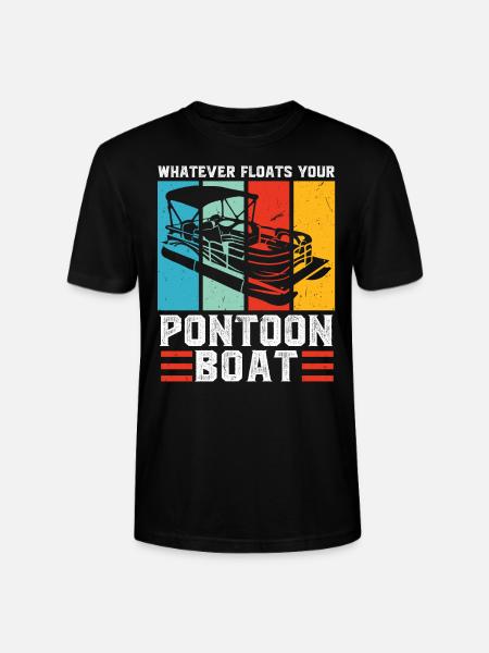 Ponton Pontonierboot Geschenk - Stanley/Stella Unisex Bio-T-Shirt CRAFTER - Schwarz