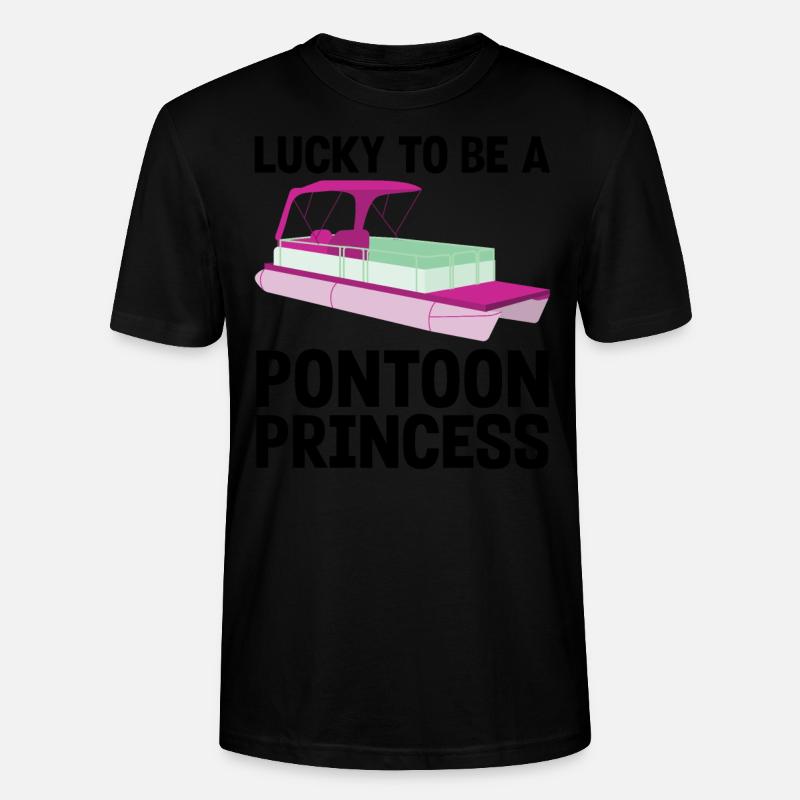 Ponton Pontonierboot Geschenk - Stanley/Stella Unisex Bio-T-Shirt CRAFTER - Schwarz
