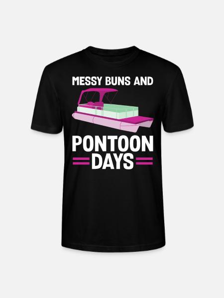 Ponton Pontonierboot Geschenk - Stanley/Stella Unisex Bio-T-Shirt CRAFTER - Schwarz