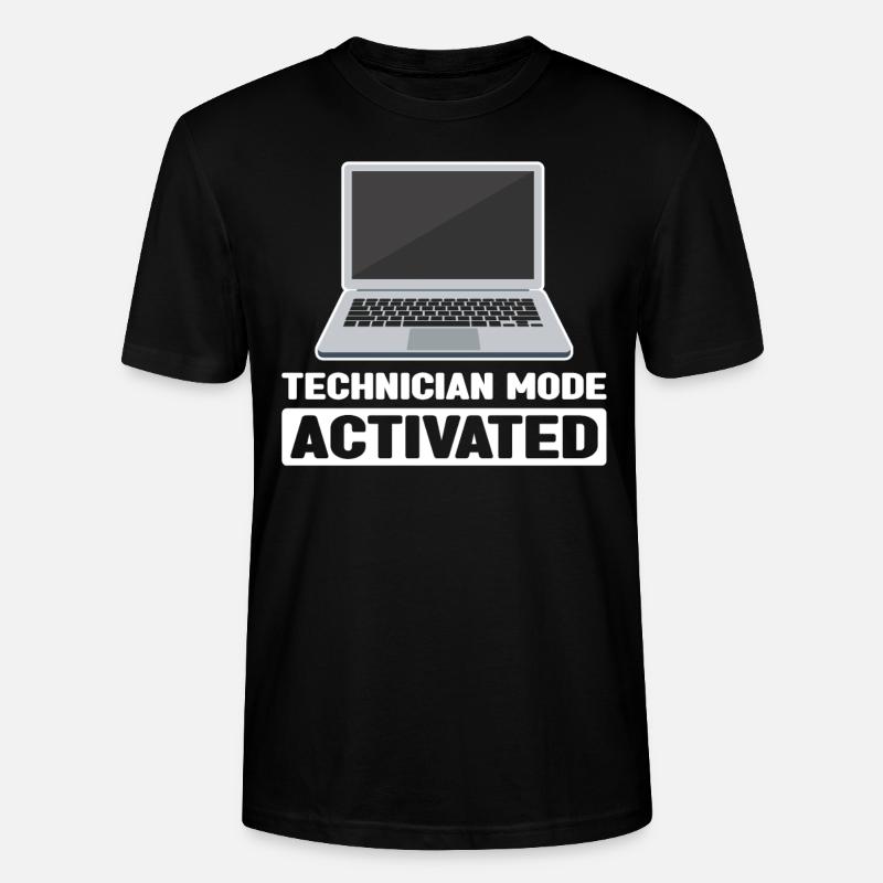 Technischer Support Computertechniker Technischer - Stanley/Stella Unisex Bio-T-Shirt CRAFTER - Schwarz
