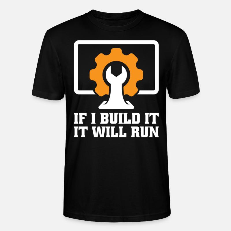 Technischer Support Computertechniker Technischer - Stanley/Stella Unisex Bio-T-Shirt CRAFTER - Schwarz