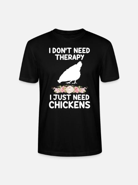 Hühnerhaltung Tierhaltung Geschenk - Stanley/Stella Unisex Bio-T-Shirt CRAFTER - Schwarz