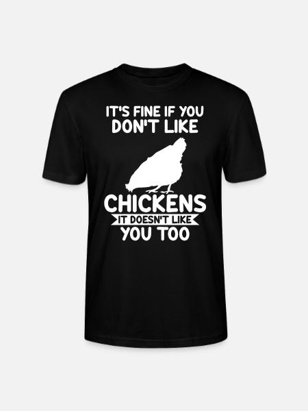 Hühnerhaltung Tierhaltung Geschenk - Stanley/Stella Unisex Bio-T-Shirt CRAFTER - Schwarz