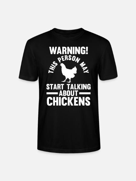 Hühnerhaltung Tierhaltung Geschenk - Stanley/Stella Unisex Bio-T-Shirt CRAFTER - Schwarz