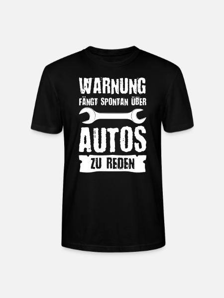 Auto Mechaniker Auto Fans Geschenk - Stanley/Stella Unisex Bio-T-Shirt CRAFTER - Schwarz
