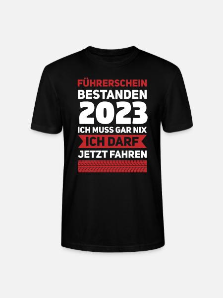 Gesellenbrief Geschenk - Stanley/Stella Unisex Bio-T-Shirt CRAFTER - Schwarz