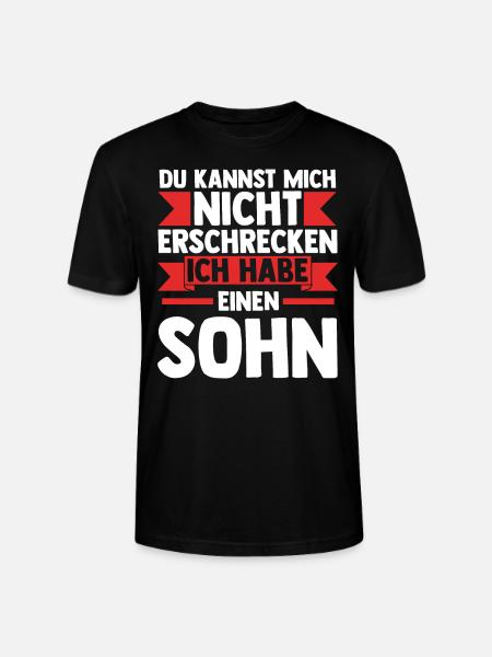 Papa Tochter Söhne Geschenk - Stanley/Stella Unisex Bio-T-Shirt CRAFTER - Schwarz