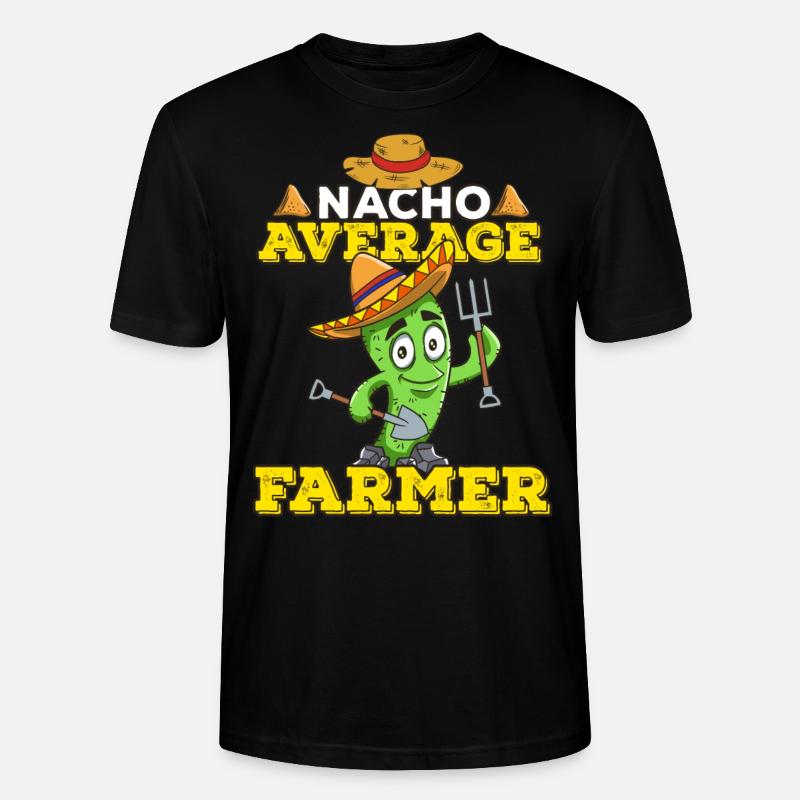 Cinco De Mayo Farmer - Stanley/Stella Unisex Bio-T-Shirt CRAFTER - Schwarz