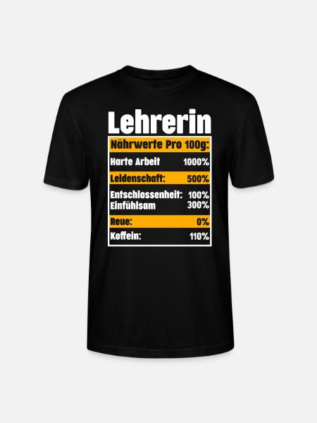 Lehrerin Beruf Schullehrerin Geschenk - Stanley/Stella Unisex Bio-T-Shirt CRAFTER - Schwarz