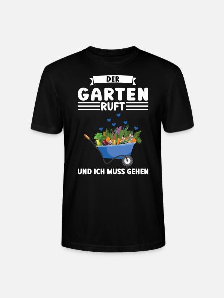 Garten Pflanze Gärtnerei Geschenk - Stanley/Stella Unisex Bio-T-Shirt CRAFTER - Schwarz