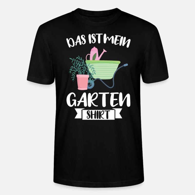 Garten Pflanze Gartenarbeit Geschenk - Stanley/Stella Unisex Bio-T-Shirt CRAFTER - Schwarz