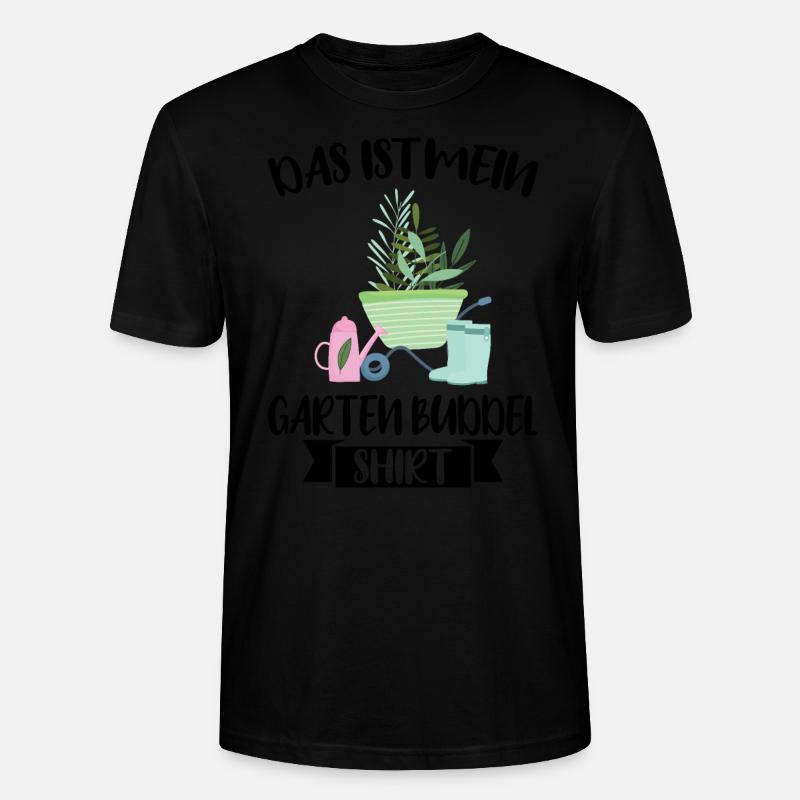 Garten Pflanze Gärtnern Geschenk - Stanley/Stella Unisex Bio-T-Shirt CRAFTER - Schwarz