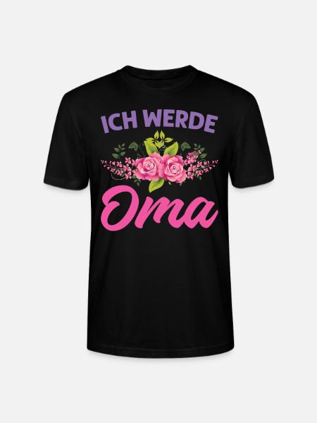 Grossmutter Oma Omas Geschenk - Stanley/Stella Unisex Bio-T-Shirt CRAFTER - Schwarz