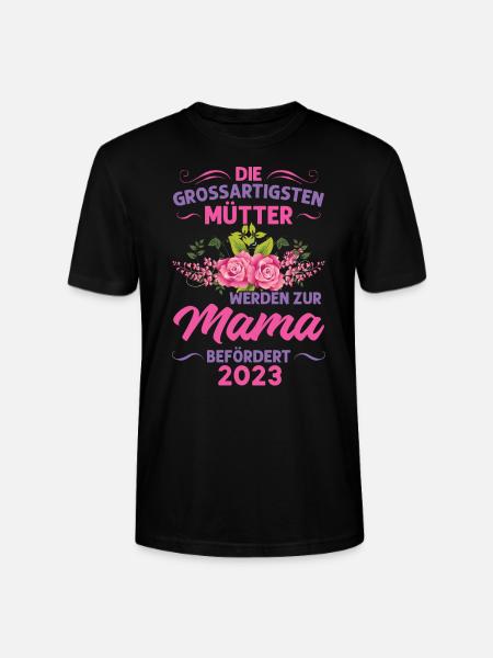 Mutter Mama Tochter Geschenk - Stanley/Stella Unisex Bio-T-Shirt CRAFTER - Schwarz