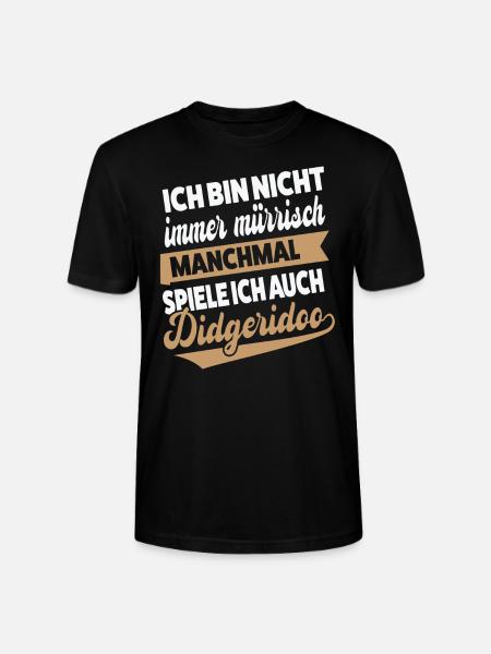 Didgeridoo Musiker Didgeridoo-Spieler Geschenk - Stanley/Stella Unisex Bio-T-Shirt CRAFTER - Schwarz