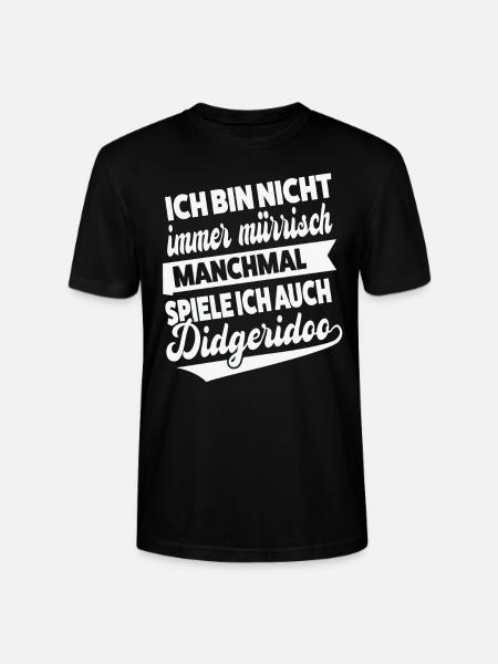 Didgeridoo Musiker Didgeridoospieler Geschenk - Stanley/Stella Unisex Bio-T-Shirt CRAFTER - Schwarz