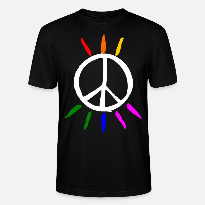 Peace - Stanley/Stella Unisex Bio-T-Shirt CRAFTER - Schwarz