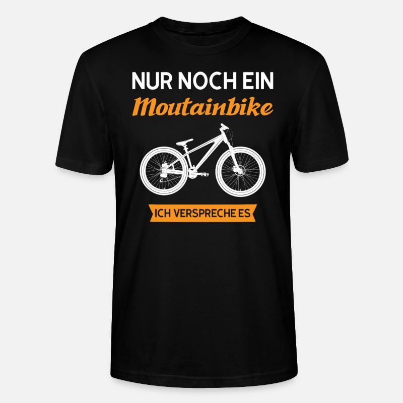 Downhill Biker MTB Geschenk - Stanley/Stella Unisex Bio-T-Shirt CRAFTER - Schwarz