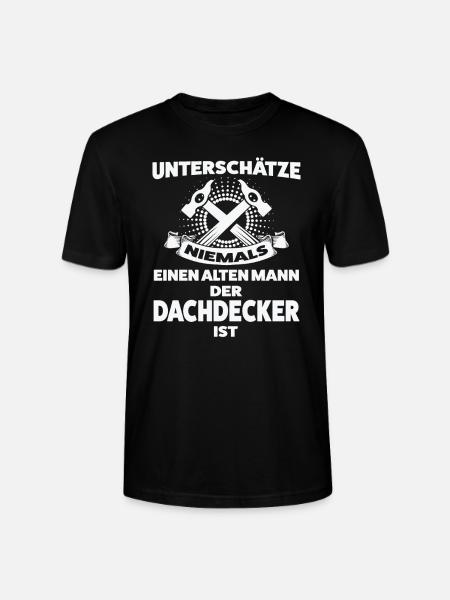 Dachdecker Beruf Dachdecken Geschenk - Stanley/Stella Unisex Bio-T-Shirt CRAFTER - Schwarz