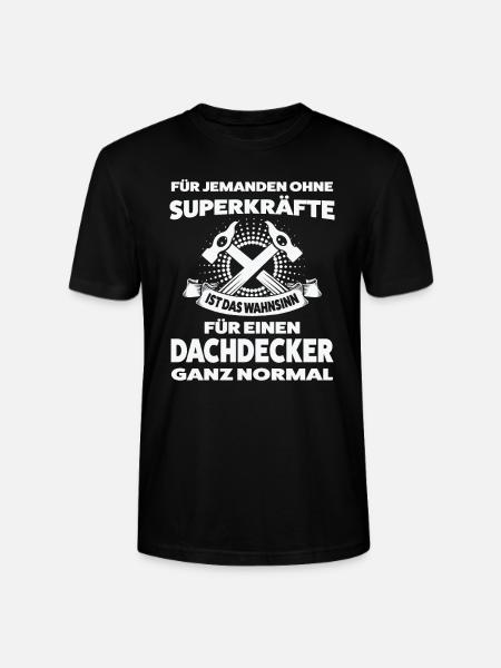 Dachdecker Beruf Dachdeckerei Geschenk - Stanley/Stella Unisex Bio-T-Shirt CRAFTER - Schwarz