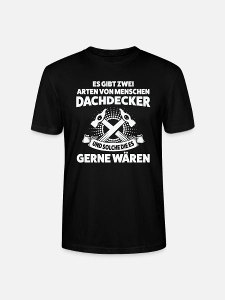 Dachdecker Beruf Dachdecken Geschenk - Stanley/Stella Unisex Bio-T-Shirt CRAFTER - Schwarz
