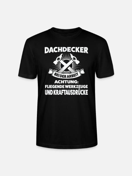 Dachdecker Beruf Dachdecken Geschenk - Stanley/Stella Unisex Bio-T-Shirt CRAFTER - Schwarz