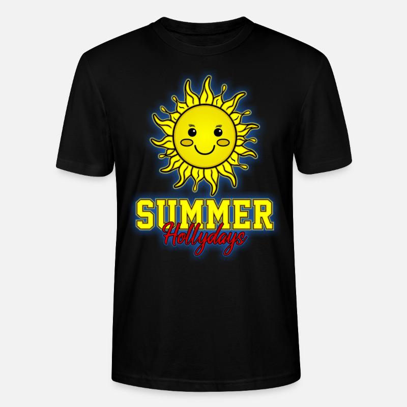 Vacances d’été - T-shirt bio CRAFTER Stanley Stella Unisexe - noir