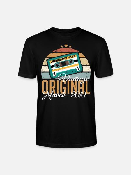 Mars 2010 - Cadeau d’anniversaire - T-shirt bio CRAFTER Stanley Stella Unisexe - noir